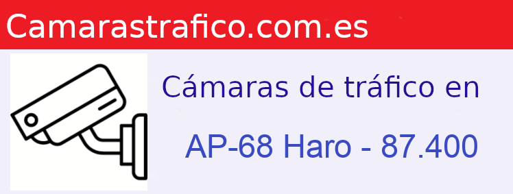 Camara trafico AP-68 PK: Haro - 87.400